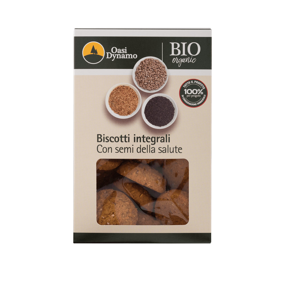 Biscotti di Farina Integrale Semi e Olio EVO BIO